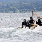 Begini Penjurian Nomor Wakesurf Ski Air di PON XXI, Kecepatan Boat di 17 Knot